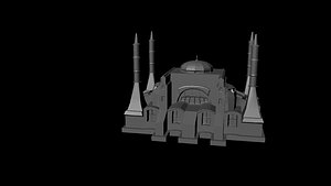 hagia church 3d model