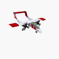 Low Poly OV10 Bronco Fire Spotter