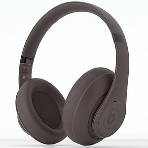 Beats Studio Pro Wireless Headphones Deep Brown 3D model