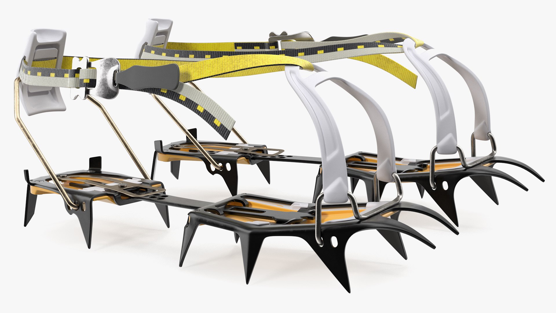 Ice Grippers Walking Crampons 3D model preview