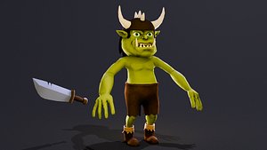 3D Generic Goblin Character model