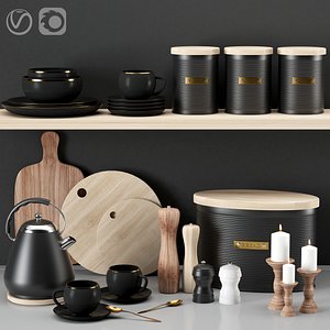 kitchen accessories 3D model