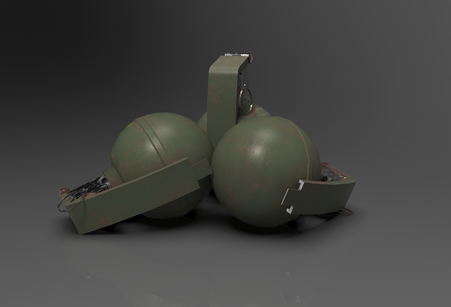 Frag Grenade Model - TurboSquid 1835381