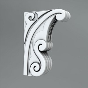 3d model classical decoration ornamental