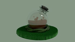 healing potion 3D model