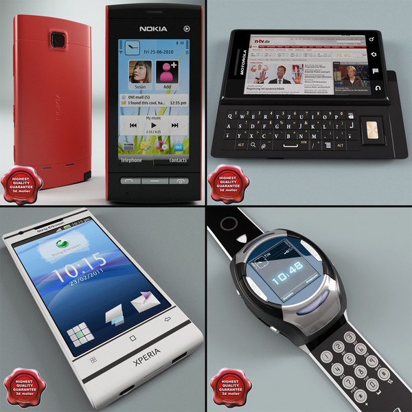 3d model cellphones 28 mobile phone