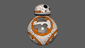 bb8 starwars 3d model
