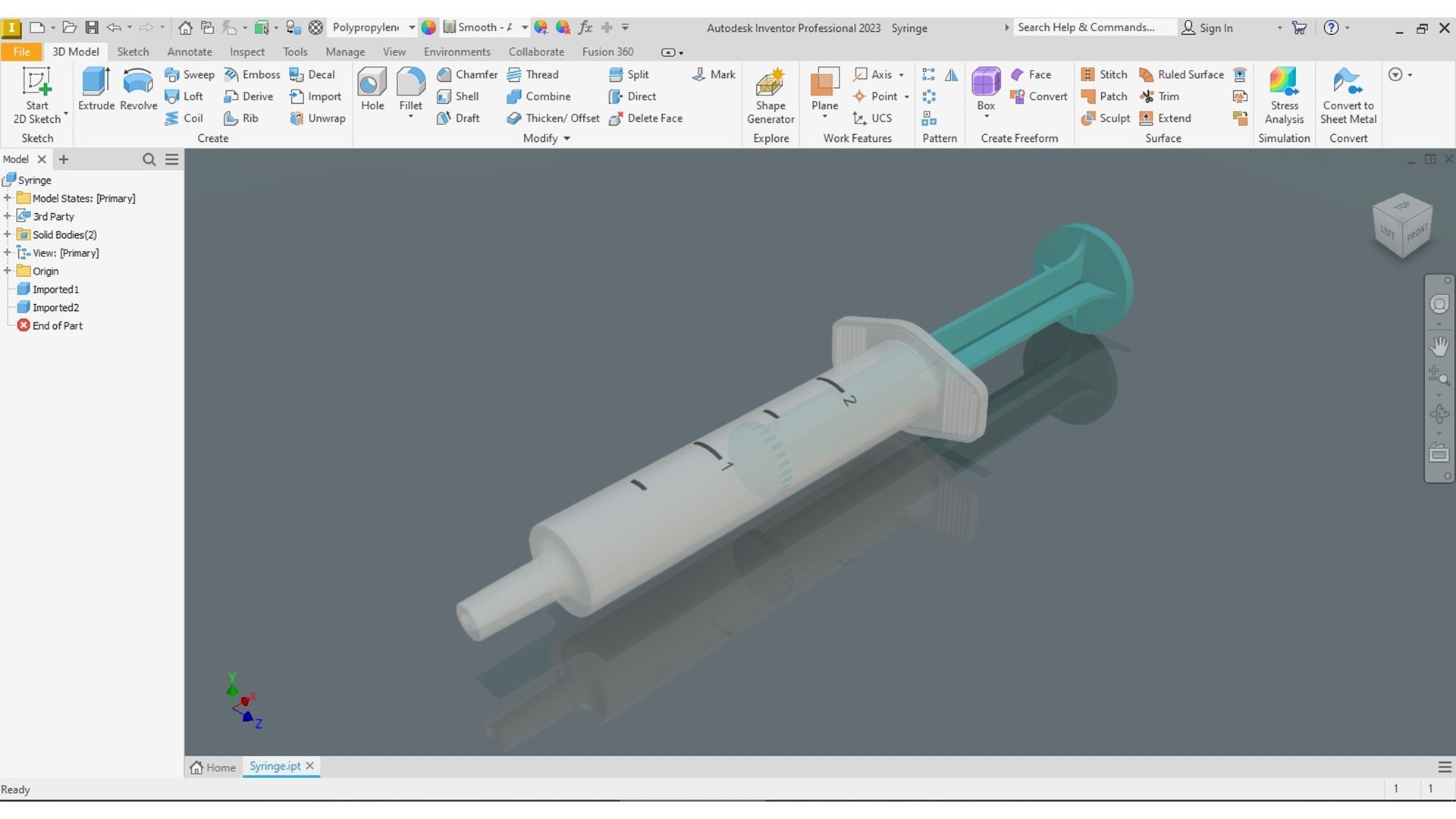 3D Syringe - TurboSquid 2095903