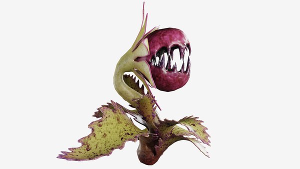 Wild Raspberry Carnivorous Monster Plant 3D model - TurboSquid 1932800