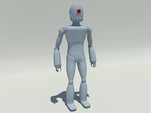 robotboy cartoon robot character Modelo 3D in Robô 3DExport