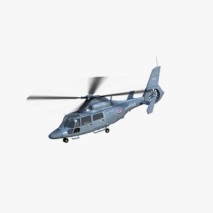 3D AS565 Panther Helicopter