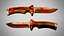 Cuchillo 7 Brown Bramble FT con sangre