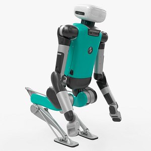 Agility Digit Logistics Support Robot Rigged For Blender
