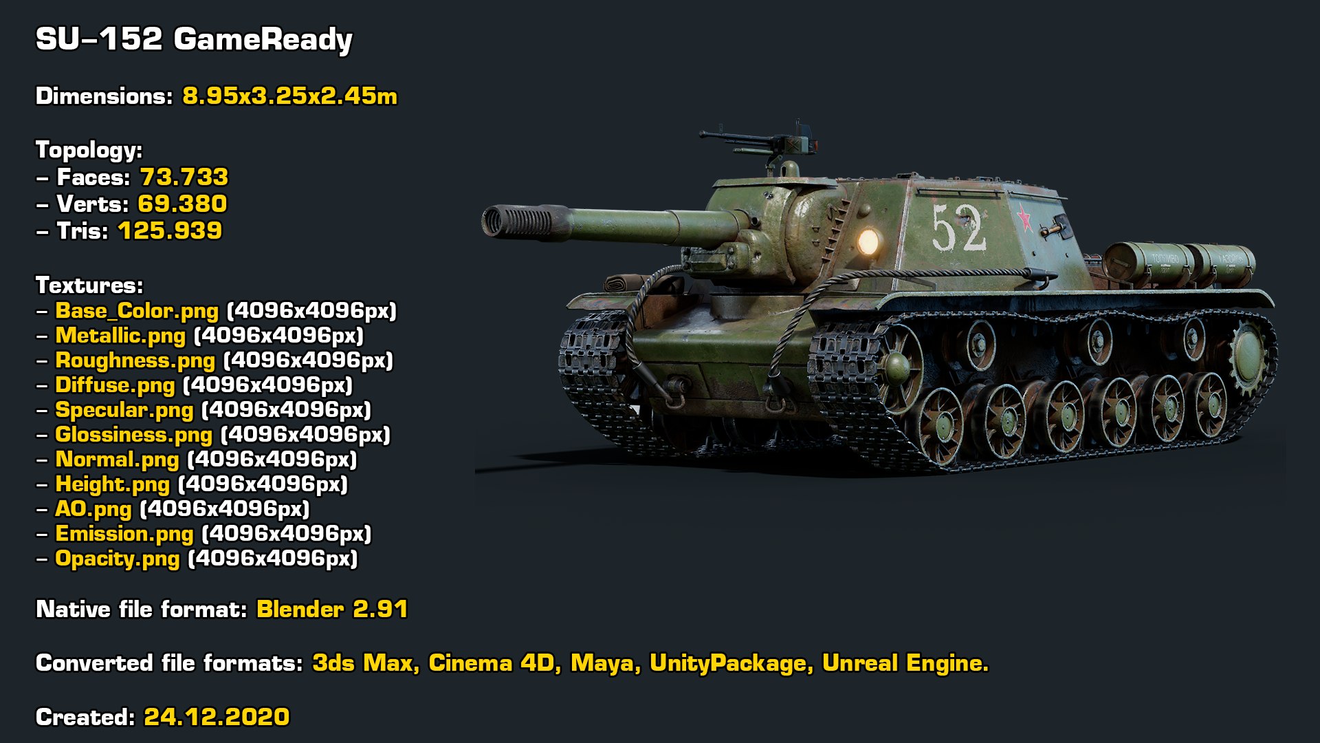 tank ww2 gameready 3D model https://p.turbosquid.com/ts-thumb/ni/yMQI2q/b8/stats152/png/1609183675/1920x1080/fit_q87/453ae283707f1ec371f0f701acdae18a6014761d/stats152.jpg