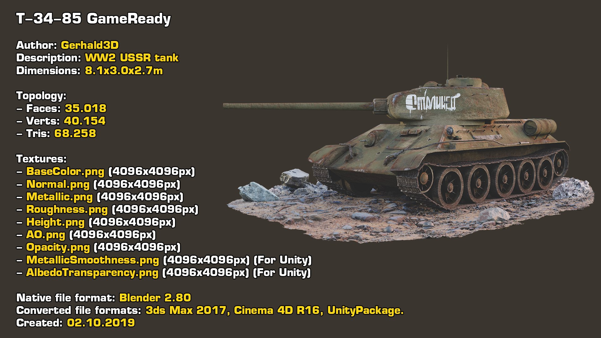 tank ww2 gameready 3D model https://p.turbosquid.com/ts-thumb/ni/yMQI2q/eQ/stats34/png/1609185616/1920x1080/fit_q87/60c768bda5124641971491a375e0c933e355e5c3/stats34.jpg