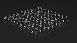 3D HD People 24 Jump