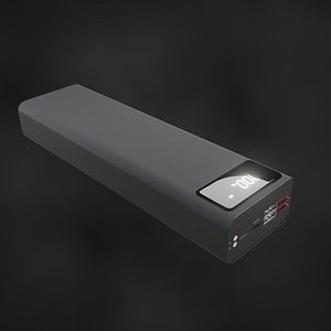 3D Portable Power Bank model
