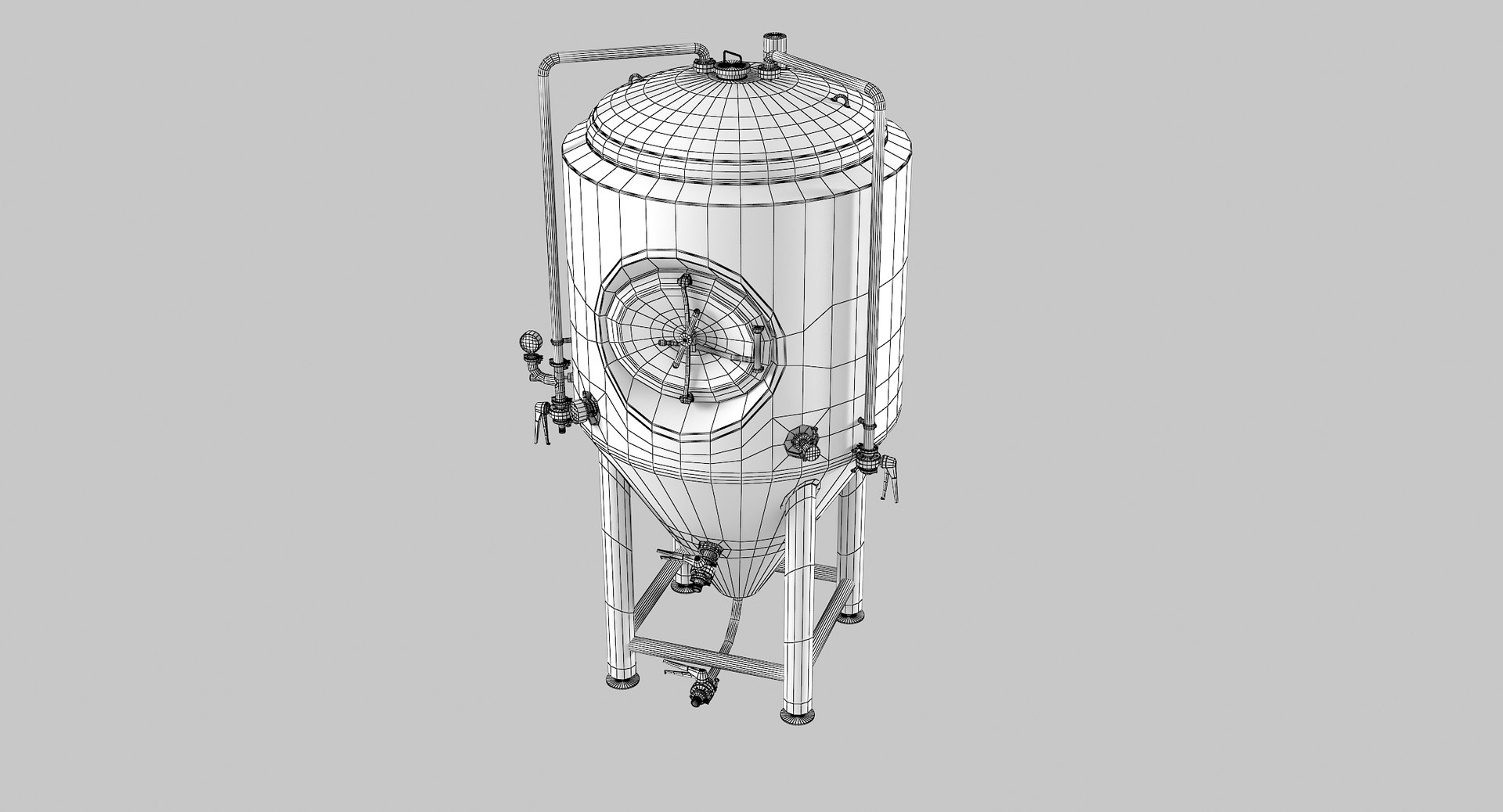beer fermenter tank 3ds