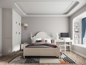 Modern children  room 3D model