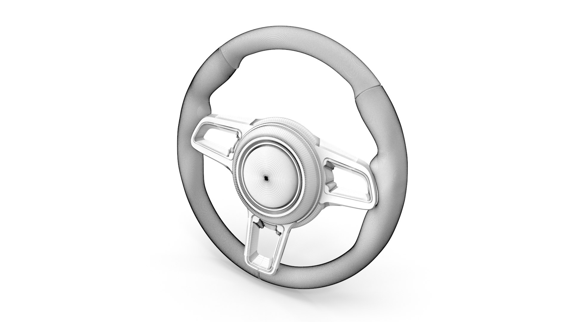 Steering Wheel Model - TurboSquid 2186776