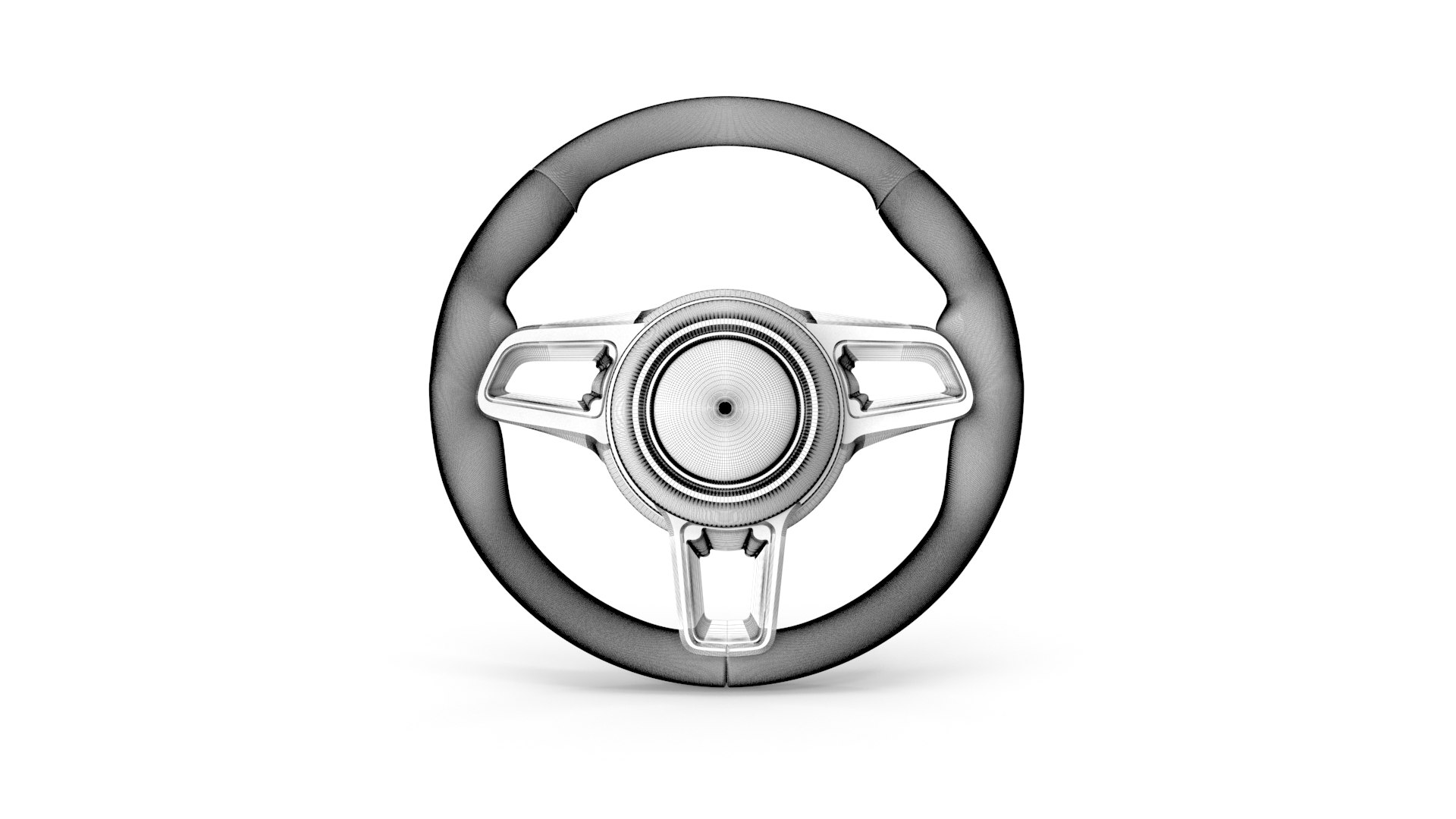 Steering Wheel Model - TurboSquid 2186776