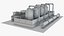 3D industrial element 6 model