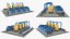 3D industrial element 6 model