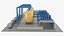 3D industrial element 6 model