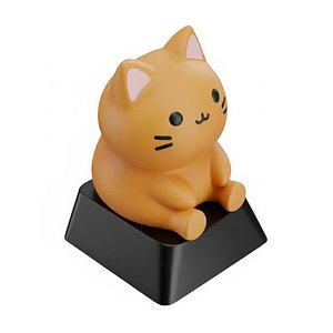 Cute cat keycap for mechanical keyboard 3D print model