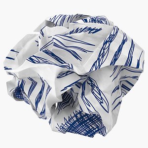 3D Crumpled Paper 4