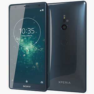 realistic sony xperia xz2 3D model