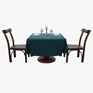 3D RestaurantTable