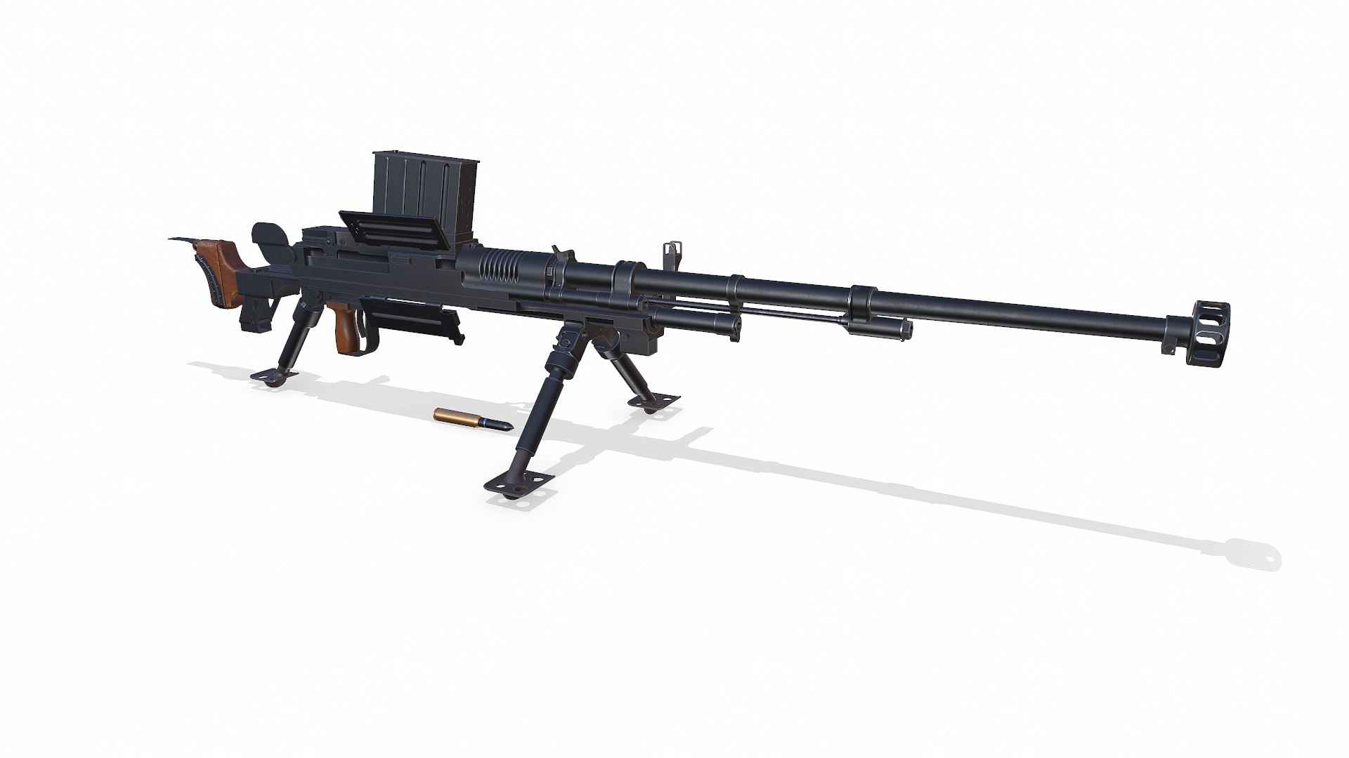 3D Type 97 Japanese Anti Tank Rifle Low-poly PBR https://p.turbosquid.com/ts-thumb/nj/PYtIr0/Ig/screenshot004/png/1746081308/1920x1080/fit_q87/c5c6a91f95e95b20792dead16f36dd654a6a4143/screenshot004.jpg