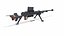 Type 97 Japanese Anti Tank Rifle Low-poly PBR