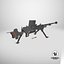 Type 97 Japanese Anti Tank Rifle Low-poly PBR