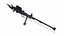 Type 97 Japanese Anti Tank Rifle Low-poly PBR
