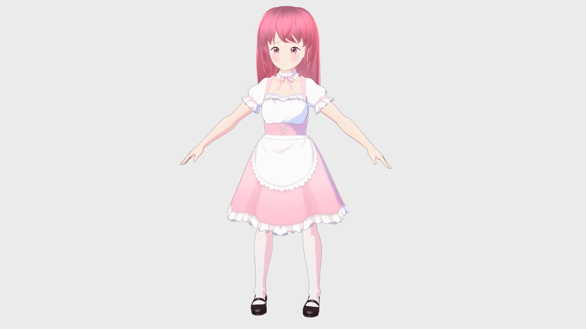 PINK MAID CHARACTER 3D MODEL ANIME FIGURE RIGGED SHAPE KEYS 3D model https://p.turbosquid.com/ts-thumb/nj/RExUYz/X4/7/png/1644768721/1920x1080/fit_q87/8988bf62066d965f4a6d490a0e645e65804969a0/7.jpg