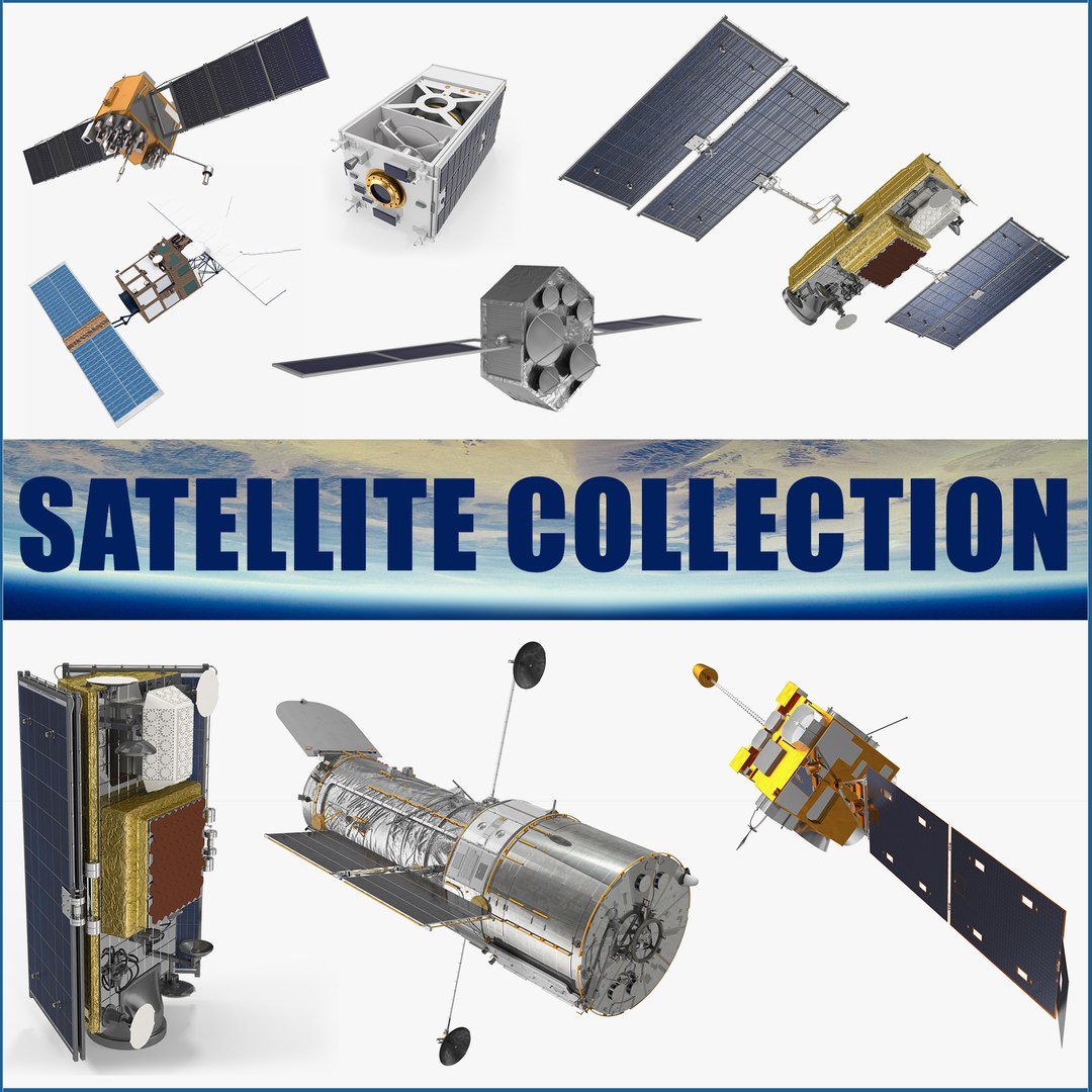 Satellite Collection 3 3D model preview