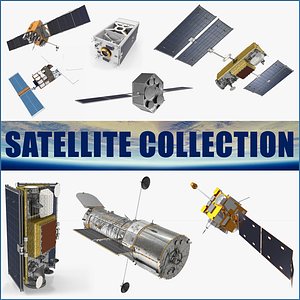 3D satellite 3 model