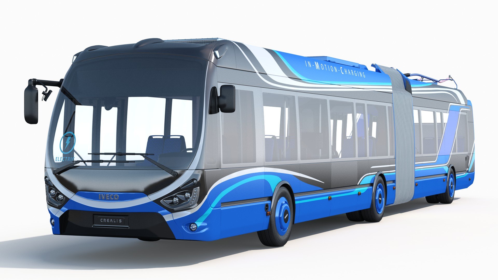Iveco Crealis IMC Electric Trolleybus 3D model preview