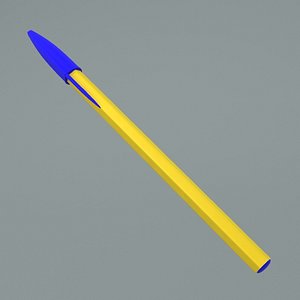 3d model of pen bic