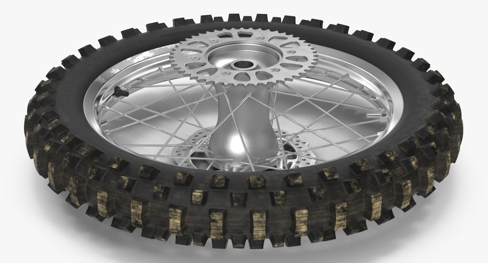 3D Model Motocross Motorcycle Rear Wheel - TurboSquid 1230184