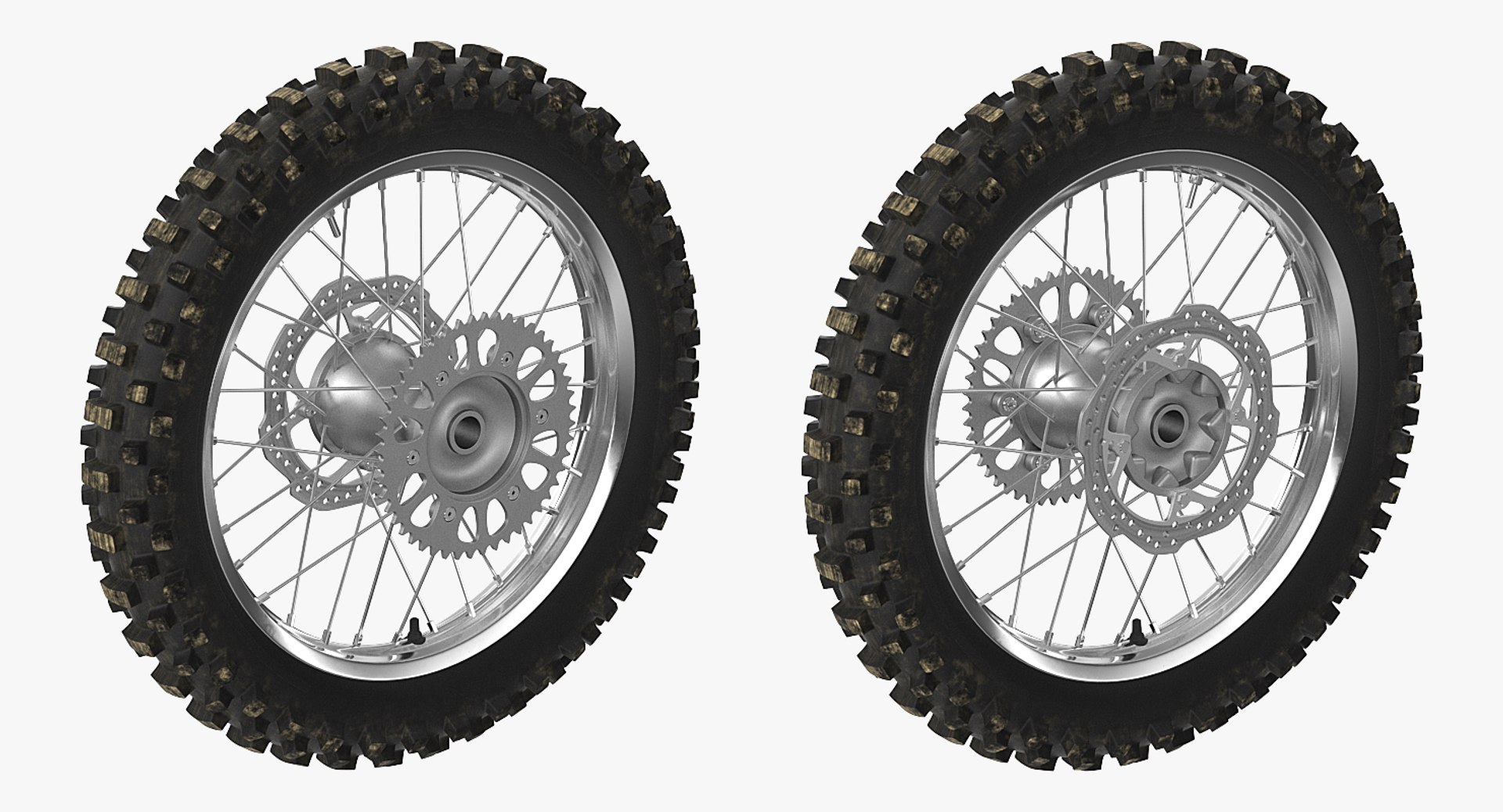 3D Model Motocross Motorcycle Rear Wheel - TurboSquid 1230184