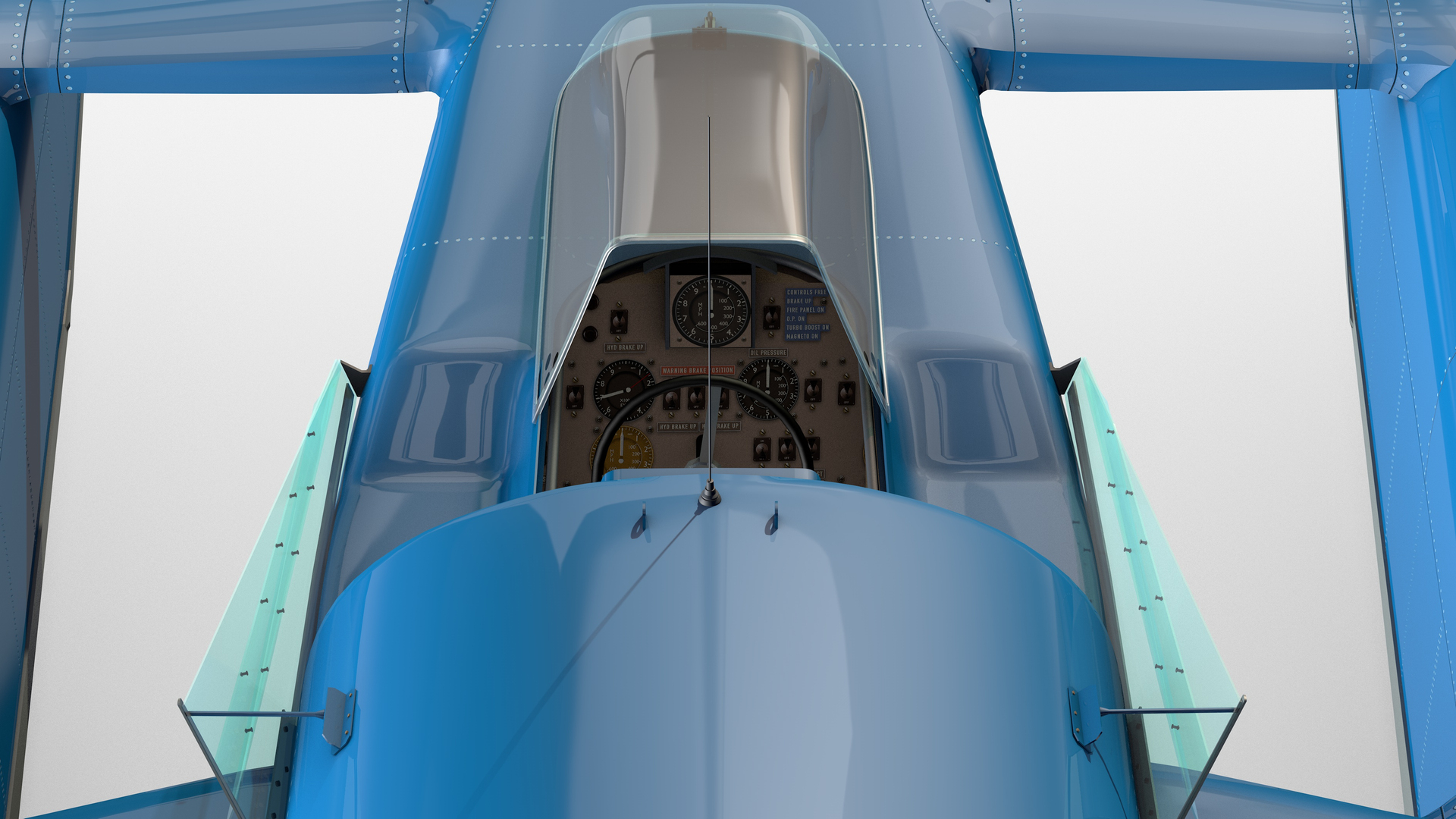 3D Bluebird K7 speedboat - TurboSquid 1732694