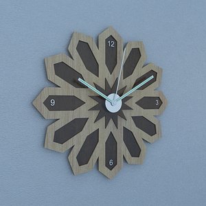 3D traditional moroccan clock