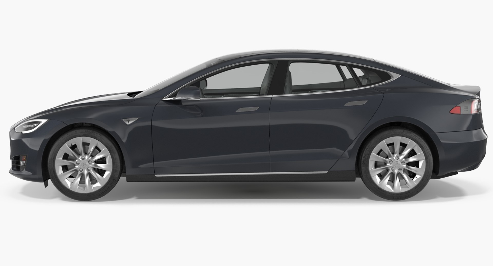 Tesla Model S 100D 2017 Rigged 3D Model 3D model preview