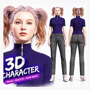 Detailed Realistic Woman model
