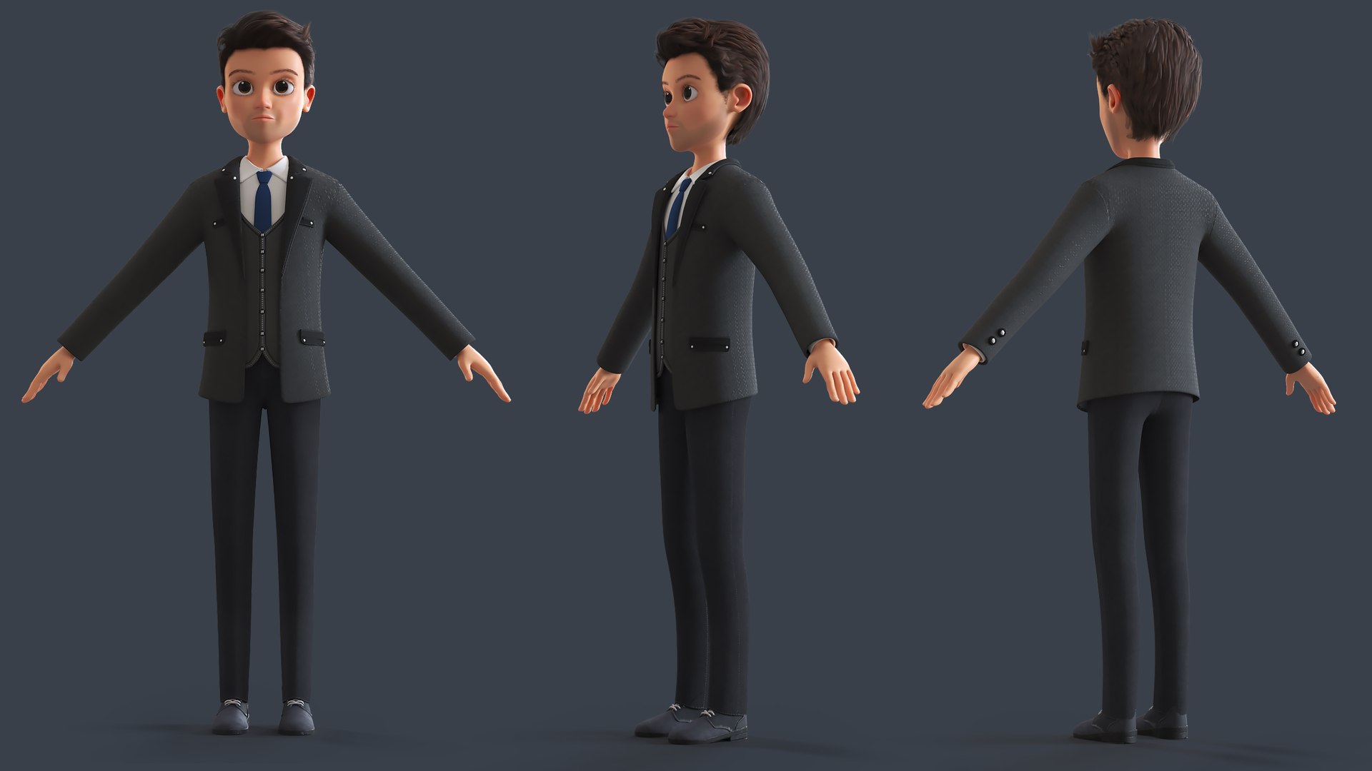 CARTOON FATHER 3 - RIGGED MAN 3D 3D Model - TurboSquid 1997227