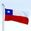Animierte Chile Flagge