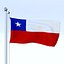 Animierte Chile Flagge